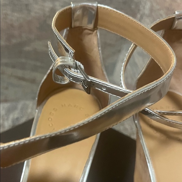 $250 Marc Jacobs Strappy Wedge Sandals Worn Once - Picture 7 of 11